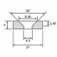 Imn de neodimio con tornillo D27x4